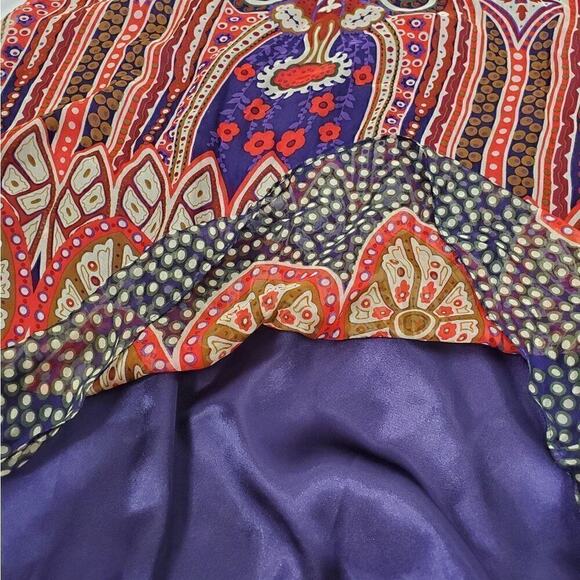 Laundry by Design Silk Boho Mini Dress - Picture 5 of 8